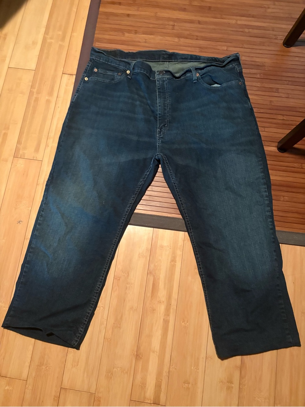 Levi’s jeans hemmed see pictures